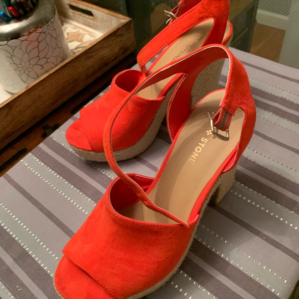 Platform Open Toe Shoes - image 3